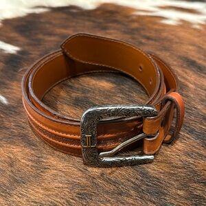 Lucchese Buffalo Leather Belt